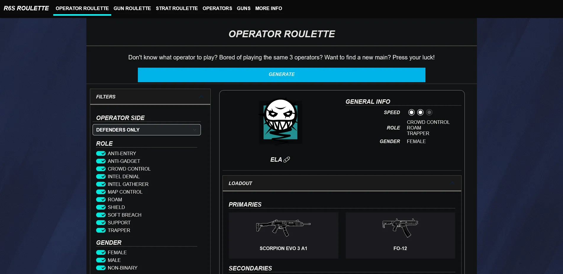 R6S Roulette: Image 1